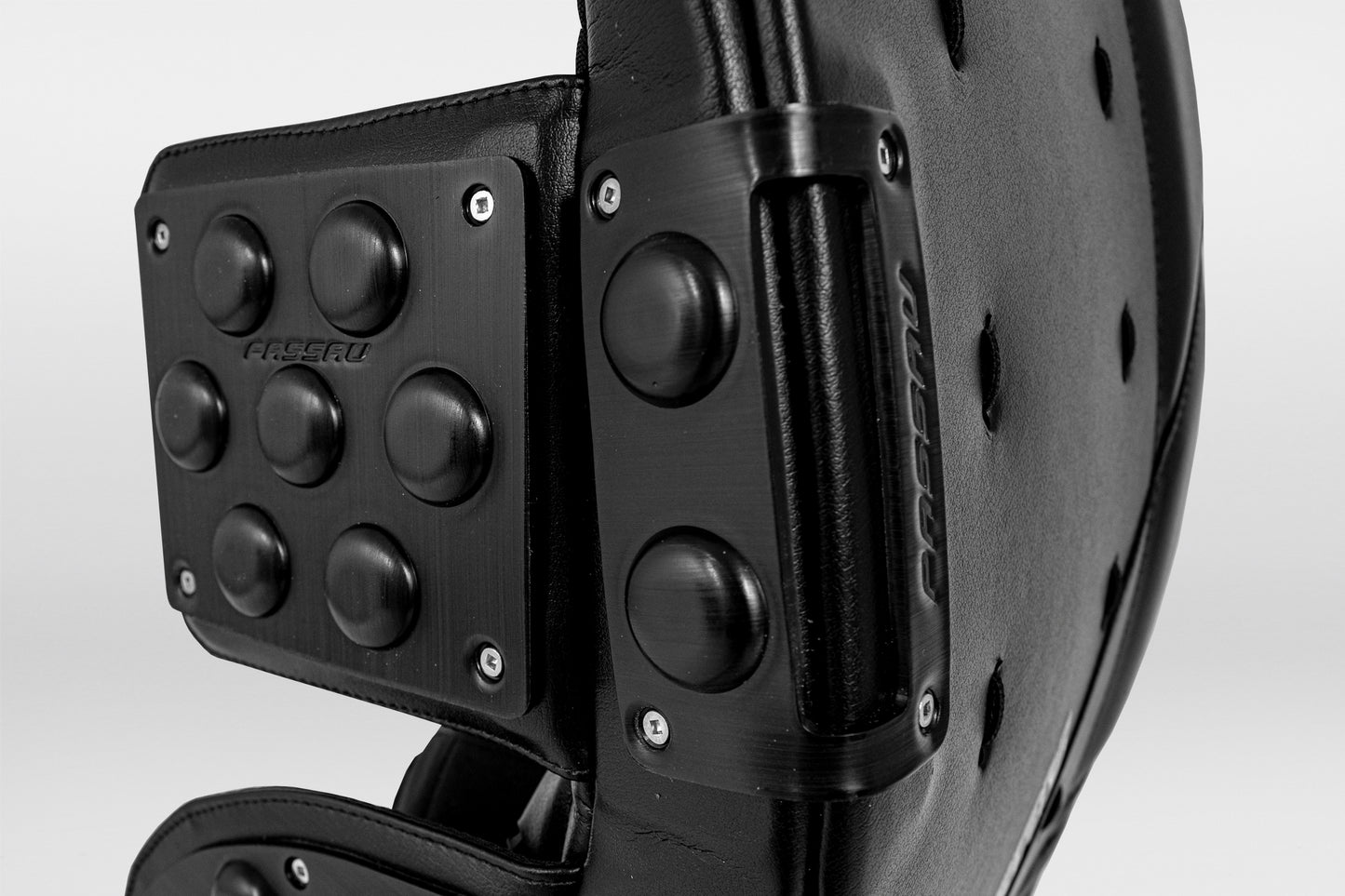 Passau Inlinehockey Komplett Set Schwarz